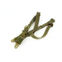 NBS 2 to 1 Point Double Bungee Rifle Sling - Green - 