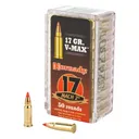 Hornady Varmint Express 17 Hornady Mach 2 17 Grain V-Max Rimfire Ammo - 50 Rounds - 