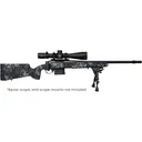 Horizon Firearms HRF-VNP-7PRC-24R Vandal Prime 24\" Black Chrome Spiral Fluted Threaded Barrel, Black Chrome Steel Receiver w/Picatinny Rail, Arca Rail Forend, Textured Iota EKO Carbon Fiber St - Horizon Firearms