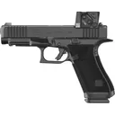 Glock 17 GEN 6 COA, Semi-Automatic Pistol, 4.49\" Barrel, 9mm, (3) 17 Round Magazines, RTF6 Grip Texture, Ambidextrous Slide Release, Aimpoint COA - P61750B03DC8A3 - Glock