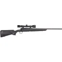 Savage Arms 57987 Axis XP 4+1 18\" Matte Black Carbon Steel Barrel & Drilled & Tapped Receiver, Black Fixed Synthetic Stock, Weaver 3-9x40mm Scope, Right Hand - Savage Arms