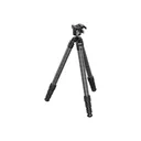 Leofoto SA-324CX+MA-40X Carbon Fiber Tripod Black, 32mm Tube Diameter, 25kg Max Load Capacity. - Leophoto