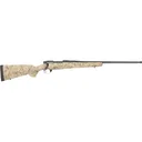 Howa HHS43164 M1500 HS Precision Caliber with 5+1 Capacity, 22\" Threaded Barrel, Black Metal Finish & Tan Black Webbed Fixed HS Precision Stock Right Hand (Full Size) - Legacy Sports
