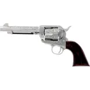 Cimarron PP411LNBB Buffalo Bill Cody PW FS 5.5\" Engraved Nickel Revolver - Cimarron