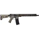 Shark Coast Tactical AR-15 Rifle, 5.56,Cerakote Nickel Battleworn Upper / Lower Receiver, 16\" BBl, 15\" Cerakote Bronze Battleworn Rail, Viking Theme - Shark Coast Tactical