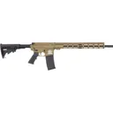 Great Lakes Firearms AR-15 Left Handed Rifle, .223 Wylde 16\" 4150 CRMOV Black Nitride Barrel, 15.25\" M-LOK Rail, 7075 T6 Receiver, Burnt Bronze Cerakote Finish, GL15223L BRZ - Great Lakes Firearms