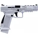 Canik - TP9 SFX Whiteout Signature Series - Semi-Auto Pistol - 5.2\" Match Barrel - 9mm - 1-18 Round & 1-21 Round Magazine - White Cerakote - HG6618-N - Canik