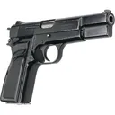 Browning Hi-Power 9mm Pistol, Original Belgian Made Surplus By F.N Herstal, Model MKIII, 13 Rd Mag - NRA Surplus Good to Excellent Condition - Browning