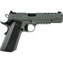 Tisas 1911 Night Stalker Full Size 8+1 .45ACP Semi-Auto Pistol, 5\" BBL, Platinum Grey Cerakote Ported/Serrated Slide W /Rail & Beavertail - Tisas Trabzon Arms Industry