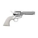 Traditions SAT73132 Frontier 1873 45LC 5.5 NKL SA White PVC Revolver - Traditions Firearms