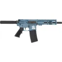 Great Lakes Firearms AR-15 Pistol, .223 Wylde 7.5\" Black Nitride Barrel, 7.25\" M-LOK Rail, 7075 T6 Receiver, Blue Titanium Cerakote - GL15223P BLU - Great Lakes Firearms
