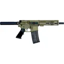 Great Lakes Firearms AR15 Pistol, .223 Wylde, 7.5\" 4150 CRMOV Black Nitride Barrel, 7.125\" M-LOK Rail, Pistol Buffer Tube, OD Green Cerakote Finish- GL15223P ODG - Great Lakes Firearms