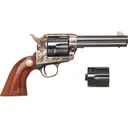 Cimarron Model P MP436 Revolver, 45LC/45ACP, 4.75\" Barrel, 6-Round, Single Action, Dual Cylinder, Case Hardened/Blue. - Cimarron