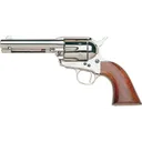 Taylors and Company 555125 Uberti 1873 Cattleman 5.5 Nickel Revolver - Taylors and Company