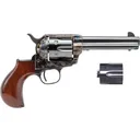 Cimarron Thunderer CA349 Revolver, 45LC/45ACP, 4.75\" Barrel, 6-Rd, Single Action, Dual Cylinder, Color Case/Blue. - Cimarron