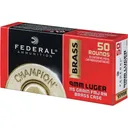 Federal WM5199 Case - Federal Champion 9mm Ammo, 115 FMJ Grain, Brass Cased, Boxer Primed, Non-Corrosive, Reloadable - 1000 Round Case - Federal Ammo