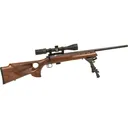 Crickett 20030 722 Varmint Package Bolt 22 LR 20\" HB 7+1 Scope Walnut Thumbhole Stock Blued - Keystone Sporting Arms