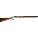GForce GFLVR410NKL Lever Action .410 Shotgun, 24\" Barrel, Fiber Optic Sights, 9+1 Capacity, Nickel Plated Receiver, Walnut Stock - G-Force