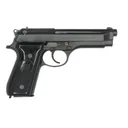 Beretta 92S 9mm Semi-Auto Pistol, 15 Round, Surplus Police Trade-In\'s, Made In Italy, Refurbished Excellent Condition, New DuraCoat Finish - Beretta