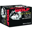 Wolf Performance 7.62x39 122 GR Ammo, FMJ Non-Corrosive - 1000 Round Case - Wolf