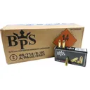 B.P.S., 9x19mm Para (9mm Nato) Pistol Cartridges - 124 Grain, FMJ, Brass Cased, Boxer Primed, Reloadable, Non-Corrosive,1000 Round Case - BPS9MM124FMJ - Best Performance Shotshell