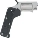 Standard Manufacturing Switch Gun Foldable Revolver 3/4\" BBL, 5 Round .22 Magnum, Stainless, Black Folding Grip - Standard Manufacturing