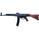 Blue Line Global G4440011 Mauser STG44 .22LR 16.5\" 25-SH Natural Wood Stock Black - Blue Line