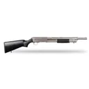 Panzer PA37 Pump Shotgun, 12 Ga,18.5 Bbl,5+1, Nickel Finish, Black Stained Walnut Stock & Birds Head Grip, Heat Shield, Choke Tubes - Ithaca 37 Clone - Panzer Arms