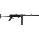 Blue Line Global 4400009 Mauser MP-40 .22LR 16.3\" 23rd Folding Stock Black - Blue Line