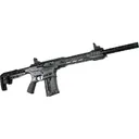 AR-12 Semi Auto, AR-15 Style 12GA Shotgun by Panzer Arms of Turkey, New G4 Model With Factory Upgrades and Choke Tubes, 3\" Chambers, 2- Mags - Black - Panzer Arms