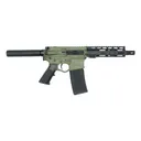 ATI Omni Maxx Hybrid AR-15 Pistol, .223/5.56 7.5\" Barrel, 7\" M-LOK Rail - Battlefield Green - ATIGOMX556MP4BFG - American Tactical Imports