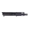Foxtrot Mike 9mm, Rear Charging 5\" Upper with Micro Blast Diffuser - FM9U-R54-B - Foxtrot Mike