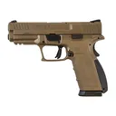 Buffalo Cartridge Co. 9MM Semi-Auto Pistol, BRG9 Elite 4\" BBll, Grip Safety, Trigger Safety, Ambi Mag Release, 2-16 Rd Mags, Feature Rich, FDE Finish - Buffalo Cartridge Co.