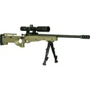 Crickett KSA2157 Precision Complete Package 22 Mag 1rd 16.12\" Blued Flat Dark Earth Fixed Thumbhole Stock Right Hand (Youth) - Keystone Sporting Arms