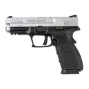 Buffalo Cartridge Co. 9MM Semi-Auto Pistol, BRG9 Elite 4\" BBl, Grip Safety, Trigger Safety, Ambi Mag Release, 2-16 Rd Mags, Two-Tone - Black/Stainless - Buffalo Cartridge Co.