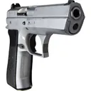 IMI Jericho 941F 9mm Semi-Auto Pistol 4.5\" BBL, Satin Nickel Finish. 15 Rd - Israeli Made - Good Surplus Condition - With Police Star Markings - Iwi