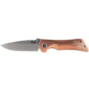 Diamondback Knifeworks SG06030014 Spider Monkey 3.25\" Folding Drop Point Plain Satin S35VN SS Blade Copper Handle - Diamondback Firearms
