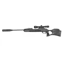 Gamo Swarm Magnum 10X Gen 3 Gas Piston .22 Cal 10rd Pellet Rifle, Black All Weather Lightweight Thumbhole Stock W/ Scope - 611003865554 - 