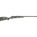Fierce Firearms ROG300PRC22BF Carbon Rogue 3+1 22\" Carbon Fiber Barrel, Black Cerakote Steel Rec, Forest Camo Rogue Stock - Fierce