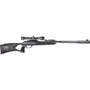 Gamo 6110063354 Swarm Fusion 10X Gen2 Break Open Gas Piston 177 Pellet 10rd Black Rec Black All Weather Lightweight Thumbhole Stock Yes - 