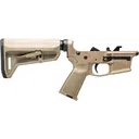 Aero Precision EPC 9 Carbine Complete Lower Receiver w/ MOE Grip and MOE SL-K Carbine Stock - Cerakote FDE - APAR620563 - Aero Precision