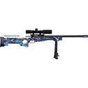 Crickett 22 LR Precision Rifle Serenity Complete Package Blued Scope .22 LR Single Shot 16 1/8\" Barrel - Chipmunk