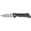 Southern Grind Spider Monkey Folding Knife, 3.25\" S35VN Drop Point Blade, Textured Black Carbon Fiber Handle. - Diamondback Firearms