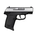 SCCY CPX1-TT Pistol Gen 3, Semi-Auto 9mm Polymer Frame Pistol W/ Safety, Satin Stainless Slide on Black Frame, DAO 10+1, W/ 2 Mags- CPX-1TTBKG3 - SCCY
