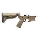 Aero Precision AR15 Complete Lower Receiver with FDE MOE Grip & SL-K Carbine Stock - FDE Cerakote - APAR501193 - Aero Precision