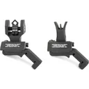 Troy Ind SSIG45SMDBT 45s Front & Dipotic Rear AR-15/M4/M16 Black Metal - Troy Industries