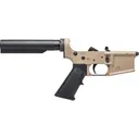 Aero Precision AR15 Carbine Complete Lower Receiver w/ A2 Grip, No Stock - FDE Cerakote - APAR501375 - Aero Precision