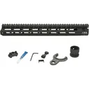 Bravo Company MCMR15556BLK BCMGunfighter MCMR 15\" M-LOK, Free-Floating Style Made of Aluminum with Black Anodized Finish for AR-Platform - Bravo Company