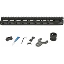 Bravo Company MCMR13556BLK BCMGunfighter MCMR 13\" M-LOK, Free-Floating Style Made of Aluminum with Black Anodized Finish for AR-Platform - Bravo Company