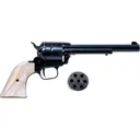Heritage Mfg R22MB6PRL Rough Rider Small Bore Single 22 LR/ 22 Mag Combo, 6.5\" BBL - Mother of Pearl Grips - Blued - Heritage Manufacturing